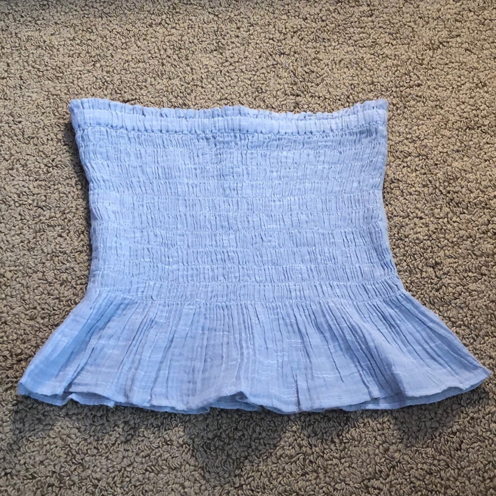 Peplum Tube Top